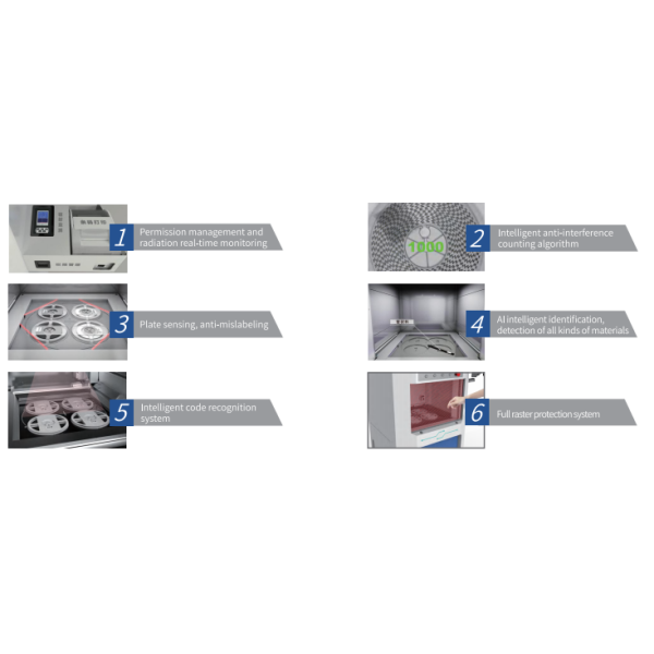 UNICOMP CX7000L 80 KV Non-Destructive Chip Counter for Accurate Electronics Inventory