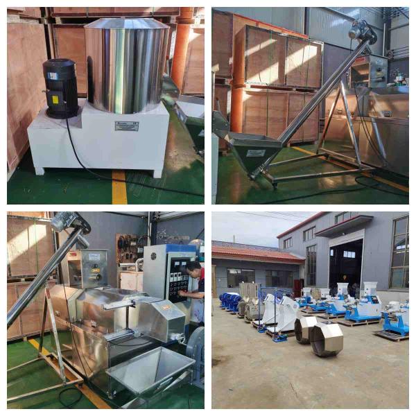 animal pet dog cat Feed extruder machine Floating Fish Feed Production Line with good high capacity