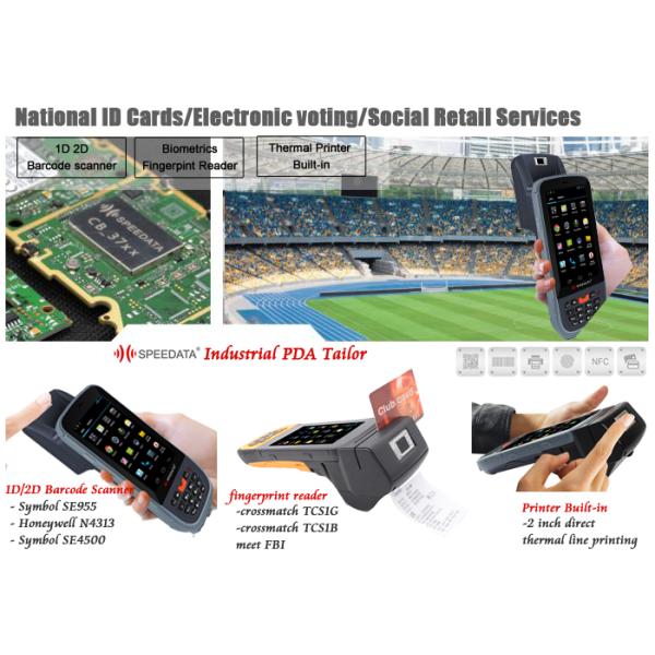 Wireless Magnetic Handheld UHF RFID Reader Modules integrated Wifi 4G Bluetooth