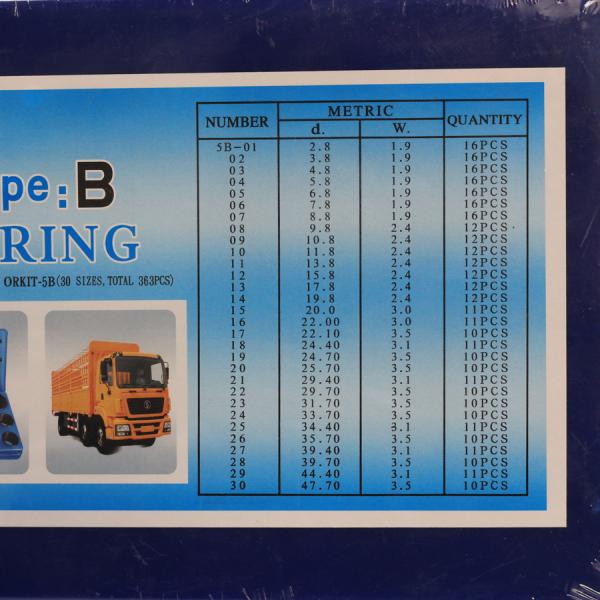 Standard Size or Custom Size Bucket Seal Material Type O-Ring Kit for Hydraulic Repair