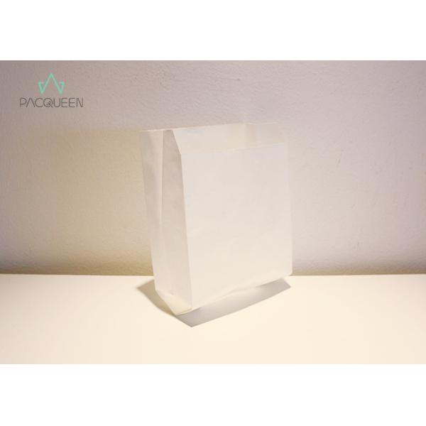 Two Side Sealed Flat Greaseproof Wrapping Paper Bags Packaging