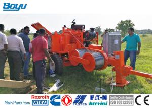 Buy cheap Overhead Stringing Max Intermittent Pull 100kN Hydraulic Cable Puller Machine product