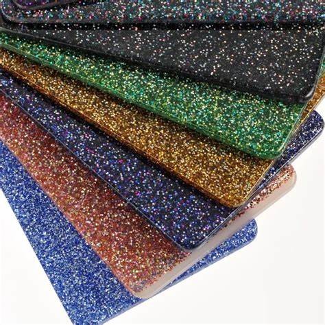 Customizable and Eye-Catching PMMA Glitter Acrylic Sheet for Display Applications