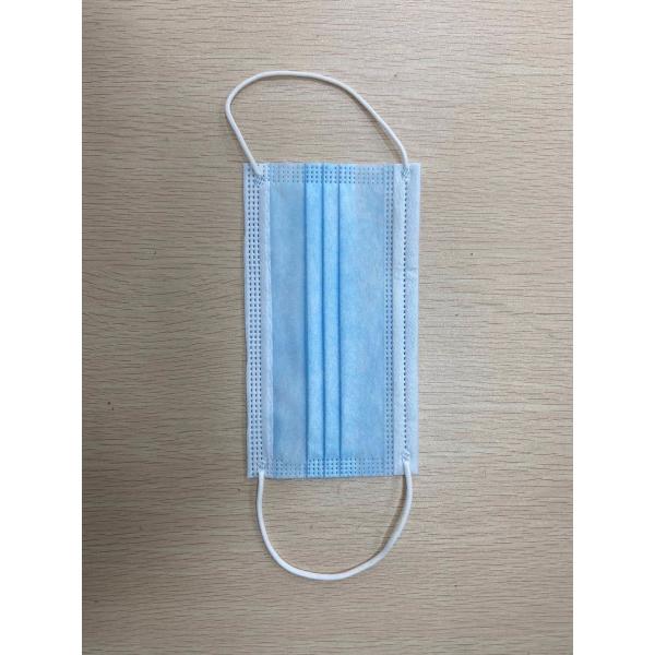 3 Ply Non Woven Face Mask High Safety Face Protection With Soft Earloop