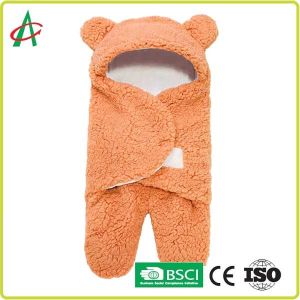 H55cm Fluffy Infant Sleeping Bag Ultra Soft Multi Functional