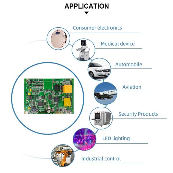 3oz Copper 2 Layer FR4 PCB Board Assembly ENIG Rigid Flex