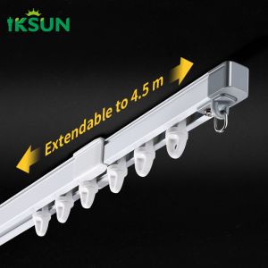 Buy cheap Adjustable Telescopic Curtain Track with Accessories-Smooth and Silent product