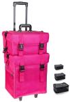 Durable Stackable Makeup Vanity Case , Professional Makeup Cases On Wheels