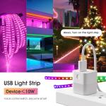 Tuya Smart WiFi Mini Power Adapter Portable 5V Micro USB & Type-C Charger Plug