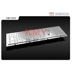 Buy cheap Dustproof Numeric Keypad Metal Trackball Kiosk Metal Keyboard IP65 Panel Mount Keyboard product