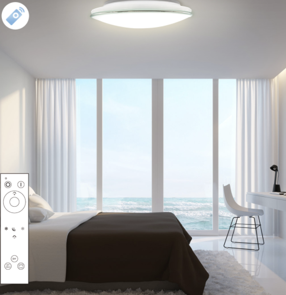 RF Smart Ultra Slim Dimmable Square Ceiling Light 32W
