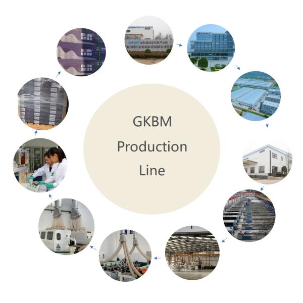 Tear Resistant 5.5mm Herringbone SPC Harmless Anti Scratch Stainless GKBM FT-W29163-1