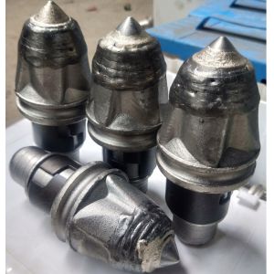 BTK03 25mm Auger Bullet Teeth Tungsten Carbide 42CrMo Material