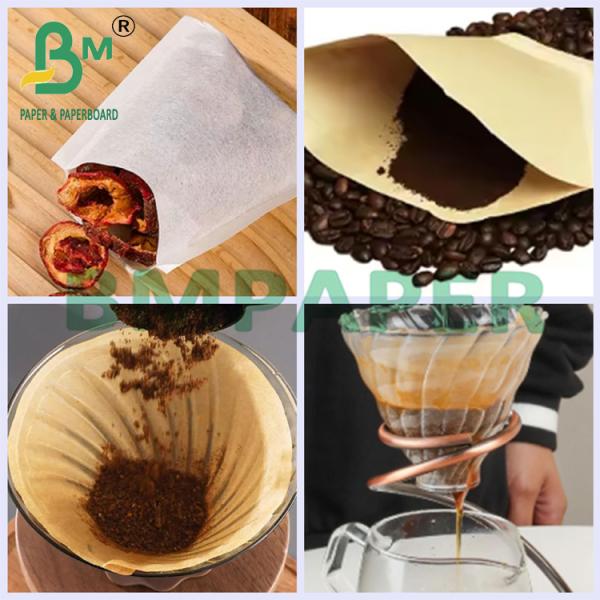 50g Natural Brown Virgin Wood Pulp Coffee Filter Paper Roll 300mm 50g Natural Brown Virgin Wood Pulp Coffee Filter Paper Roll 300mm