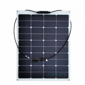 China Mono 50w Semi Flexible Solar Panel High Efficiency For Camping Rv on sale