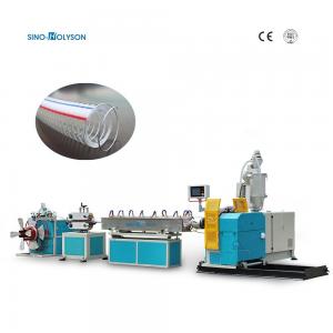 Buy cheap Single Screw Steel Wire Reinforced PVC Hose Making Machine With Screw Speed Of 75 Rpm product