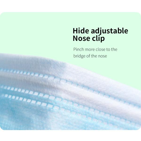 ASTM F2100 17.5*9.5cm Disposable Surgical Face Mask