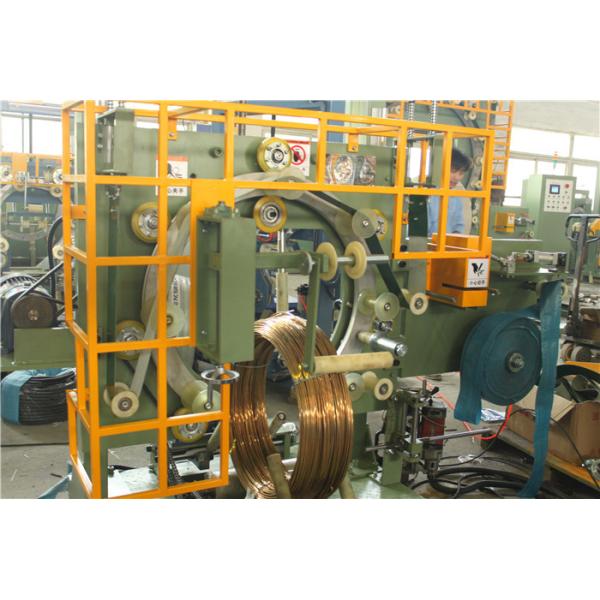 Binding Copper Wire Coil Packing Machine ID500mm Adjustable With Tilting Wrapping System 4.5kw