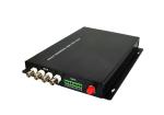 4-ch 3G-SDI fiber extender with data
