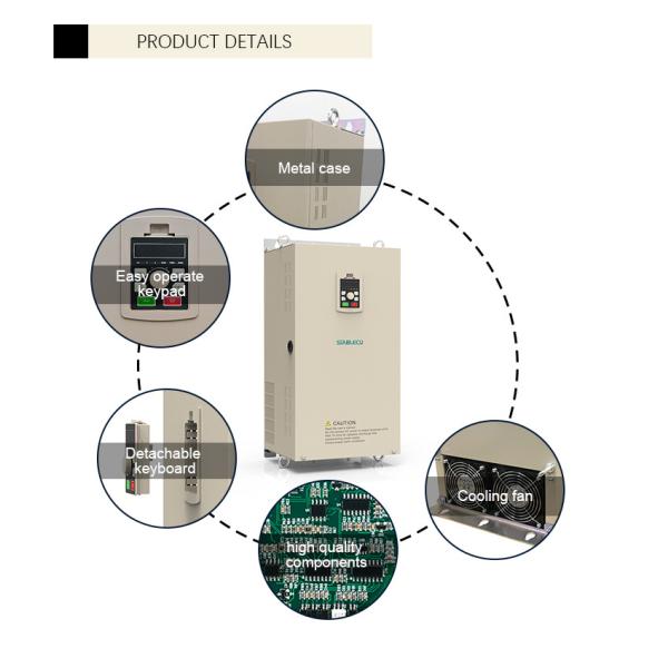 IP20 Pump Frequency Inverter , Three Phase Variable Speed Drive