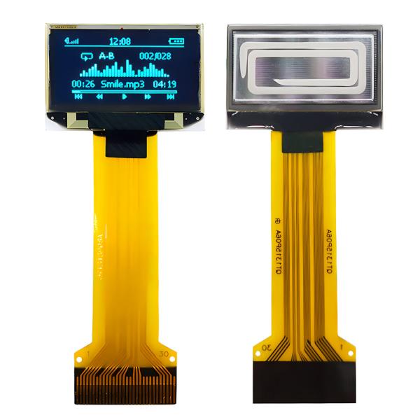 0.96 Inch 30 Pin ZIF Connector OLED Thin Display Panel 128x64 Dot Matrix SPI I2C Interface