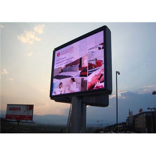 7500CD Outdoor P10 / P8 / P6 Front Service LED Display 10000 Dots/Sqm Pixel