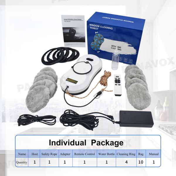 Huidi's Unique Design Electric Magnetic Cleaner High Power 80W Smart Vacuum for Windows