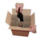 Promotion Cardboard Cardboard Wine Box For Bottles Six Number Recyclable
