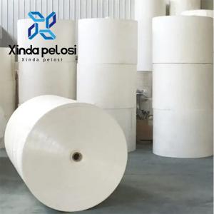 Buy cheap Custom Recycled PE White Kraft Packaging Paper Roll 305GSM 335GSM product