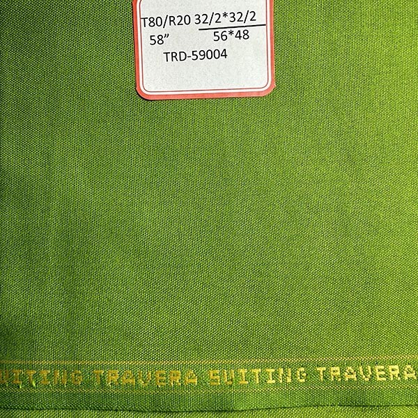 T80/R20 Polyester Rayon Fabric 32/2*32/2 56*48 TR Material Clothing
