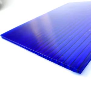 Twinwall Multiwall Polycarbonate Sheet 10mm 8mm Transparent Circular Edge Sun /