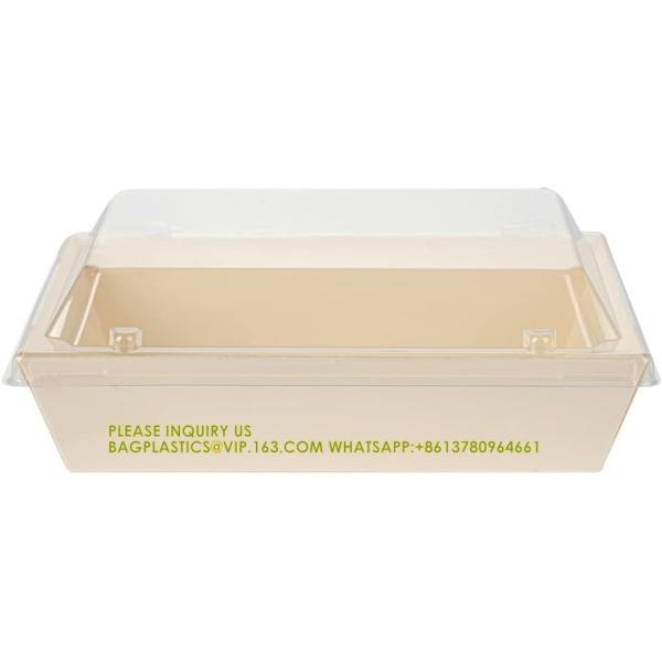 20 Oz Short Flare Wooden Containers - Containers Sold Separately, Clear Plastic To Go Box Lids
