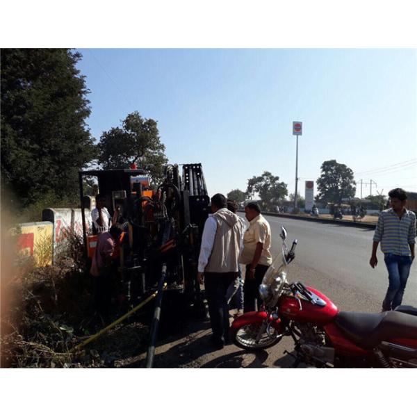 Four Pump Hydraulic Pipe Pulling Trenchless Boring Machine 20T With Auto Anchoring