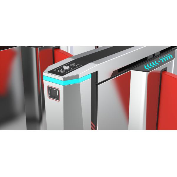 DC12V QR Code Flap Barrier Turnstile Passage Width 600-900mm
