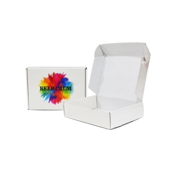 Corrugated Board Custom Logo Foldable Cosmetic Packaging Box for Shipping Mailer