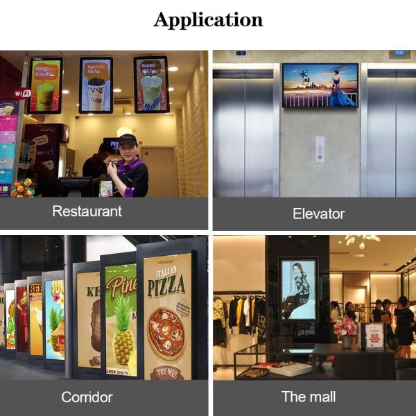49/50 Inch Wall Mounted Digital Signage 1080P 350cd/M2 Elevator Signage Display