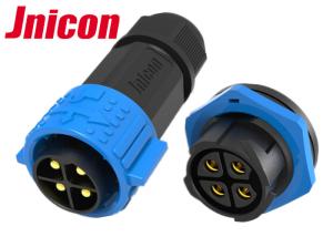China Rear Panel Mounting Waterproof Plug Connectors , M25 4 Pin Waterproof XLR Connectors on sale