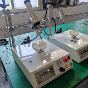 China Industrial Glue Dispensing Machine Round Automated Glue Dispensing Systems 150W on sale