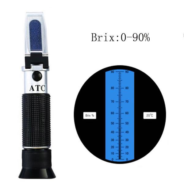 0-90% Brix Handheld Digital Refractometer for Precise Sugar Measurement in Fruit Juice