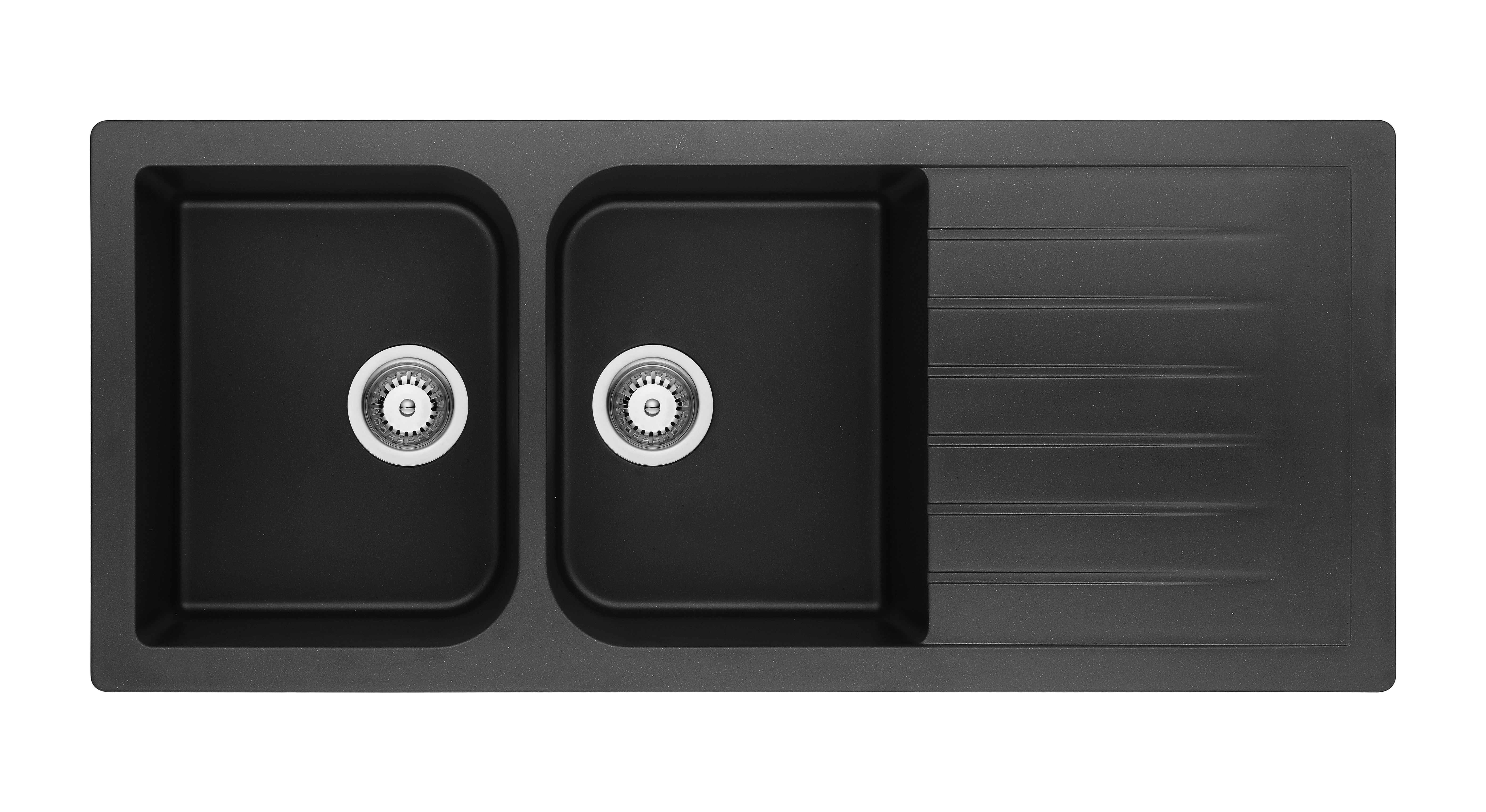 Buy cheap double bowl composite granite kitchen sink with drainboard product