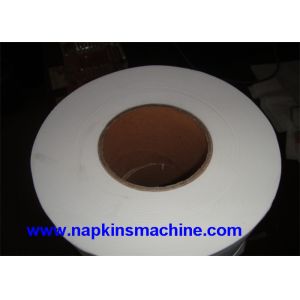 Buy cheap Jumbo Roll Tissue Paper Roll Cutting Machine , PLC Program Control product