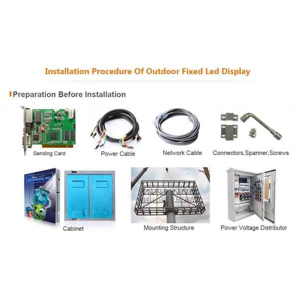 P10 Outdoor Full Color Waterproof Stadium LED Display 960x960mm IP65 Waterproof