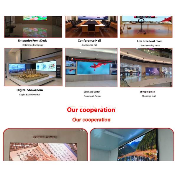 Indoor Lcd Splicing Screen Video Wall Advertising Display LCD Advertising Screens Ips Panel Conferences Subway Shoppingmall