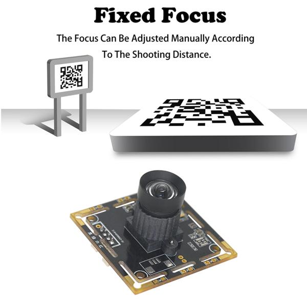 16MP IMX298 Distortion-Free USB Webcam CMOS Color Sensor for OCR Passport Scanning Security PC Laptop