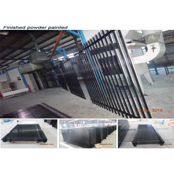 Powder Coated 4x8 Wrought Iron Fence Panels , Wrought Iron Fence Gate