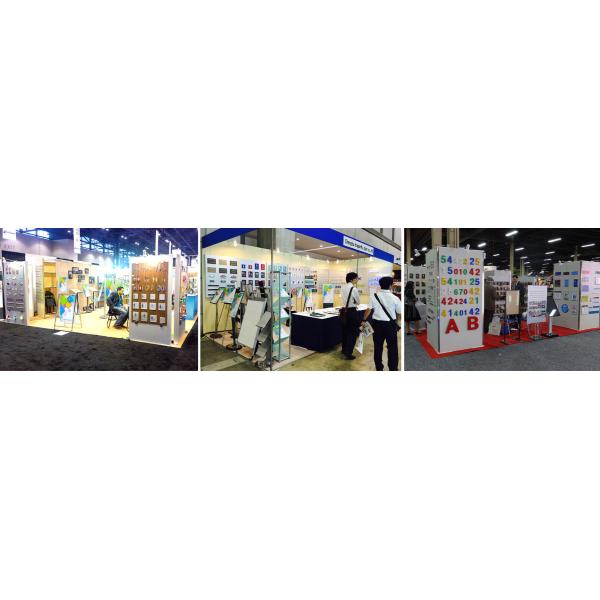 OEM 240X305mm Floor Standing Display Rack Double Sided Display Stand