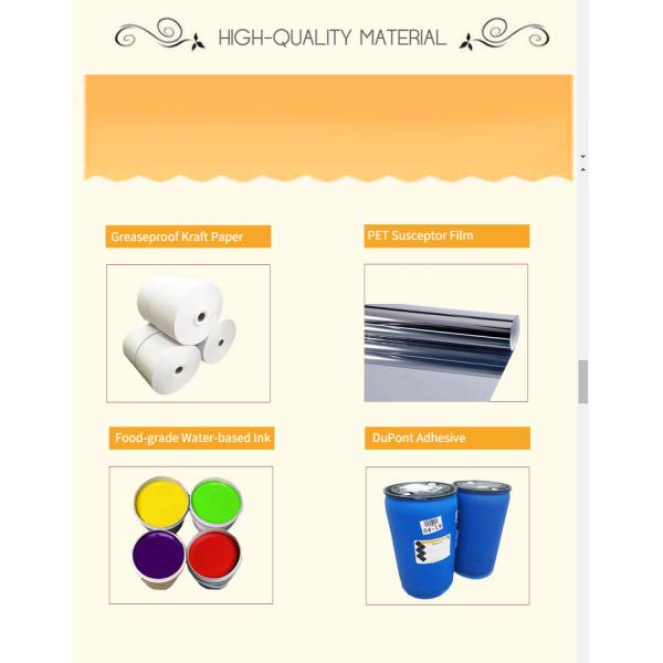 36gsm*2 Layers Popcorn Packing Bag Made Of Kit >10 Food-Grade/Grease-Resistant Paper