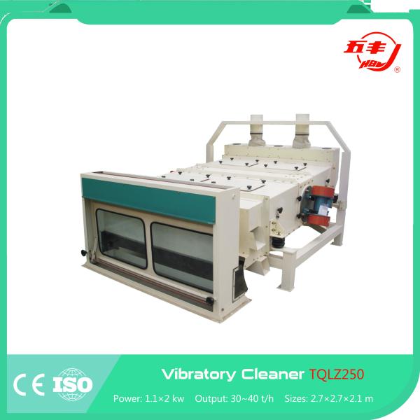 2KW Vibratory Rice Paddy Cleaner For Grain Mill Plant