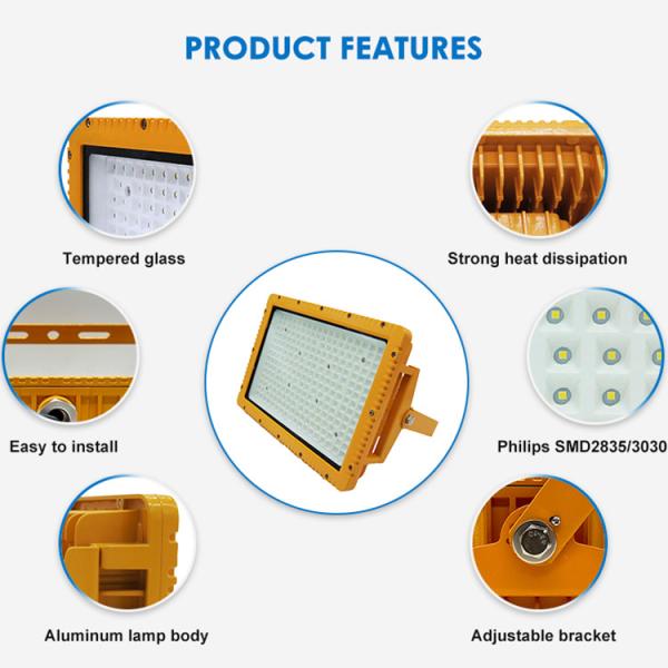 Explosion Proof Light IP66 50W 200W Hazardous Area Lighting