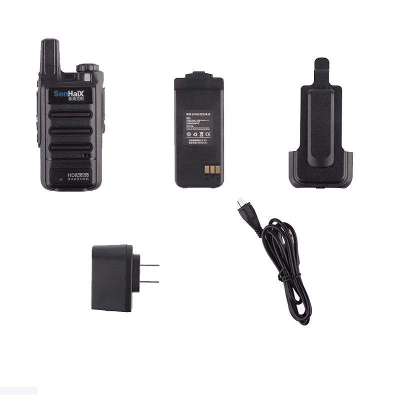 SenHaix N301 VOX UHF Walkie Talkie 5W Long Range 16 Channels
